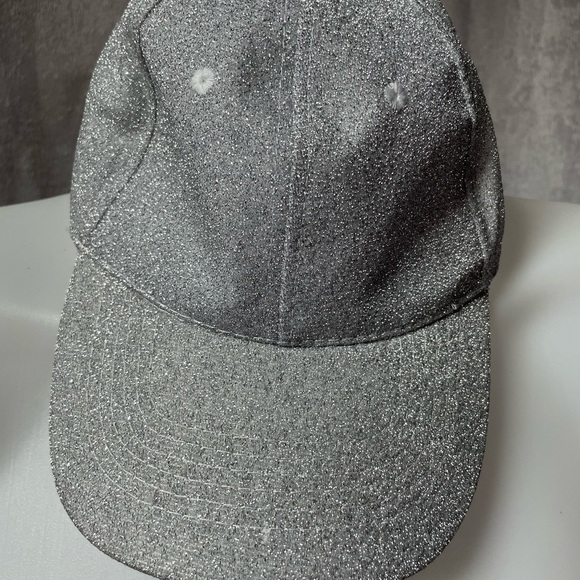 Sparkly Silver Baseball Cap - Picture 5 of 5